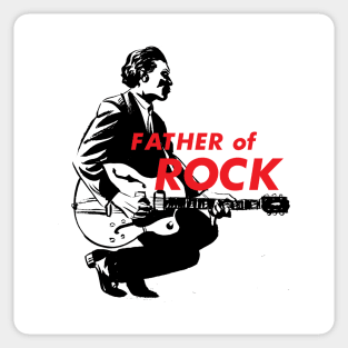 Chuck Berry Father of Rock and Roll Sticker